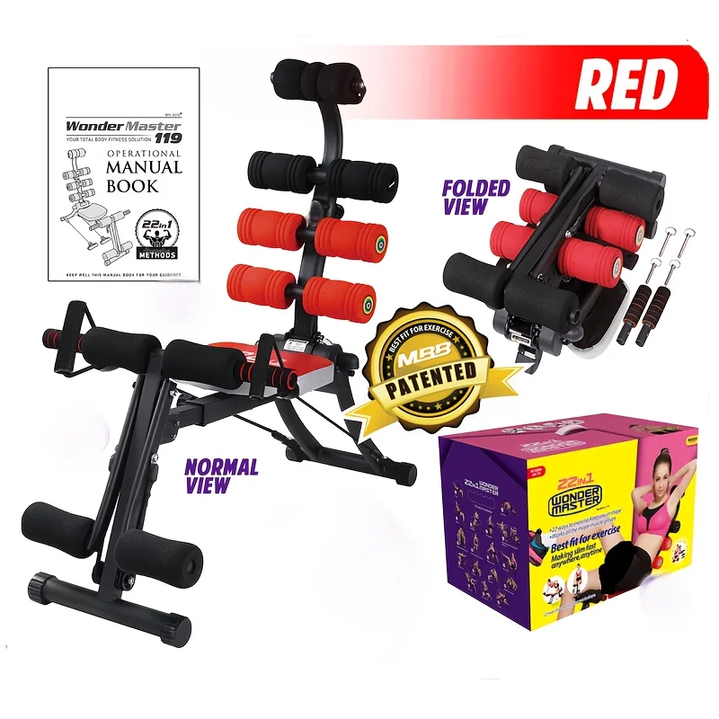 Adjustable ab workout bench for home gym