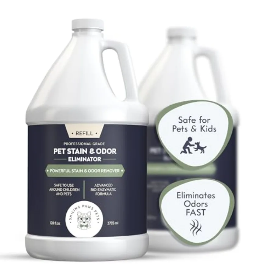 

Cat Urine Odor Remover Professional Dog Urine Cleaner Solution Pet Odor and Scent Eliminator - Remove Dog and Cat Urine Feces a