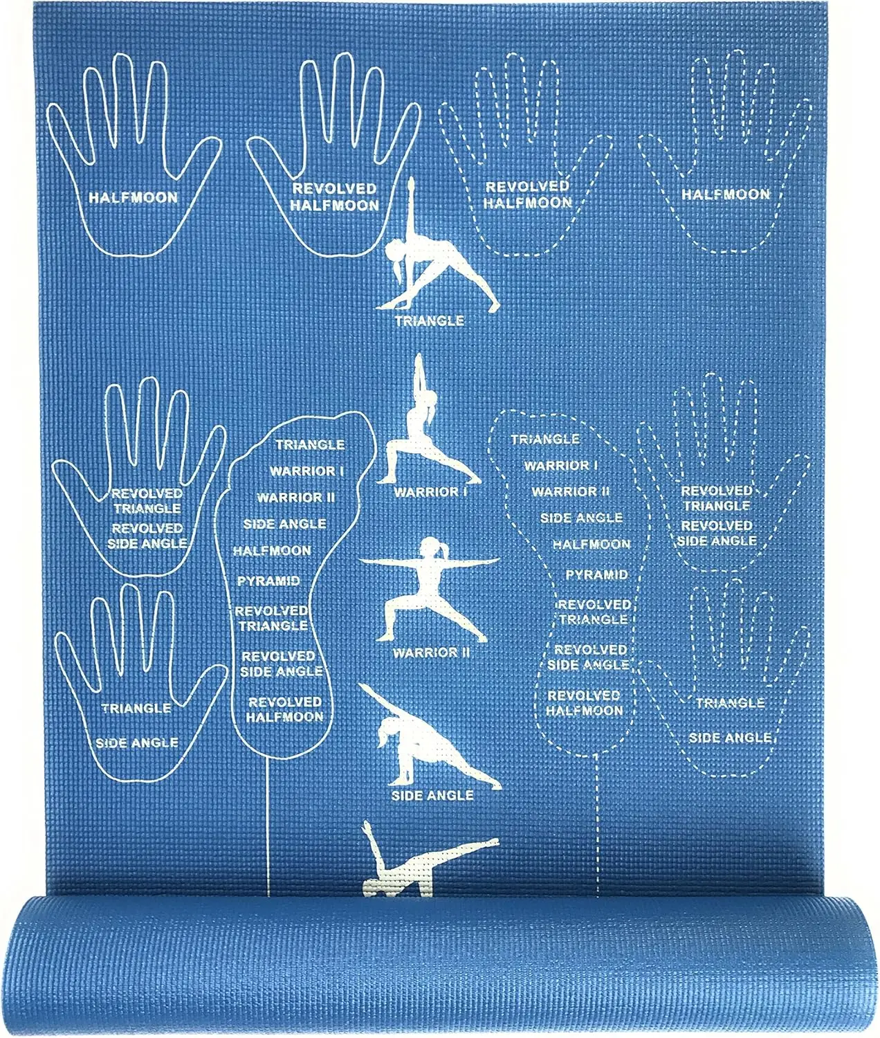 

CopyCat Yoga Educational and Instructional Yoga Mat for Home Practice