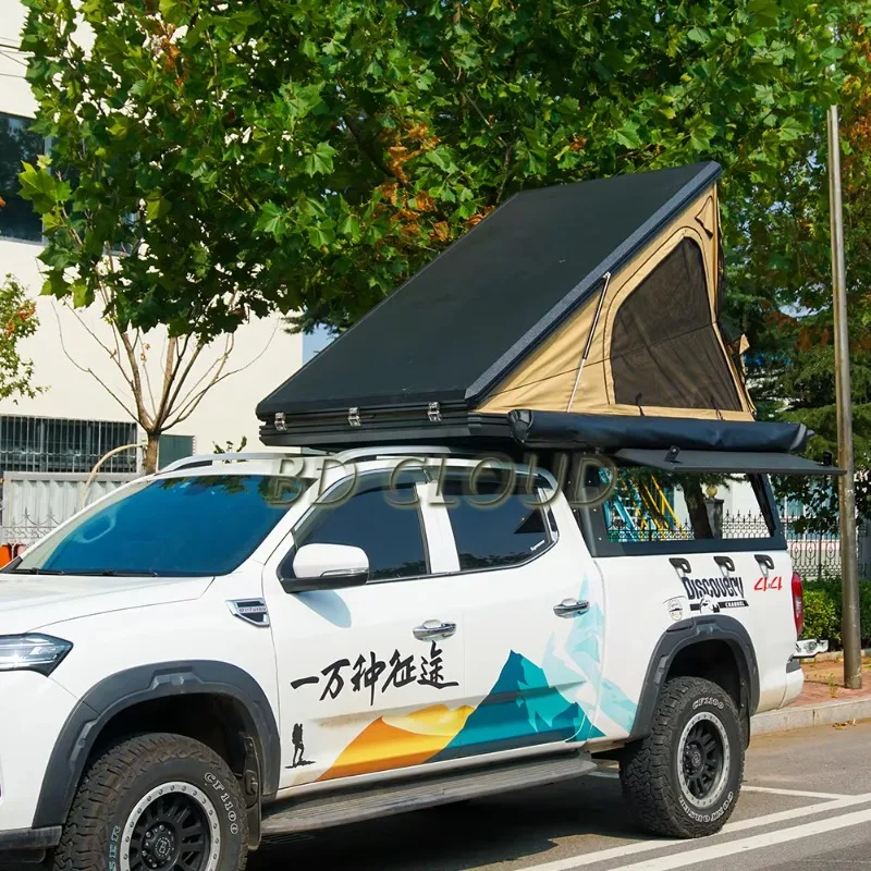 Customized Portable Canvas Pop Up Truck Camping Tent with Carry Bag Double Layer Waterproof for Overland Travel