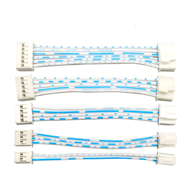 5pcs HY 2.0mm Pitch Connector Cable Length 10/15/20CM Blue and White HY2.0 Plug Line 2P/3P/4P/5P/6P/7P/8P/9P/10P/11P/12Pin