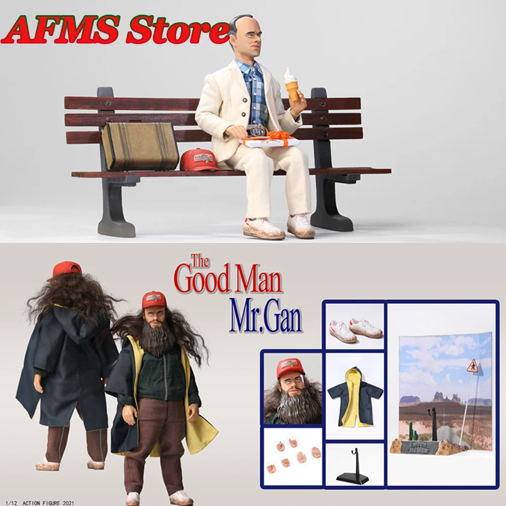 BOBTOYS FM-03 1/12 Scale Collectible Figure The Good Man Mr. Gan Model Full Set 6'' Men Soldier Action Figure Body Dolls