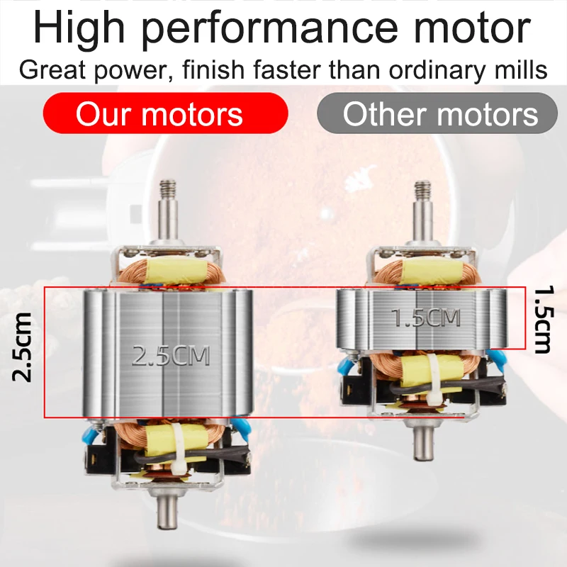 Molinillo de especias eléctrico de alta potencia, molinillo automático de sal y pimienta, molinillo de café, herramientas de cocina, acero