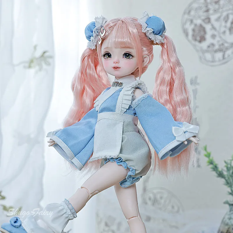 Bjd Six-Point Girl Doll Sd Cute Doll Yenny Pan Ni Resin Joint Action Figure New Product Handcrafted Custom Festival Gift