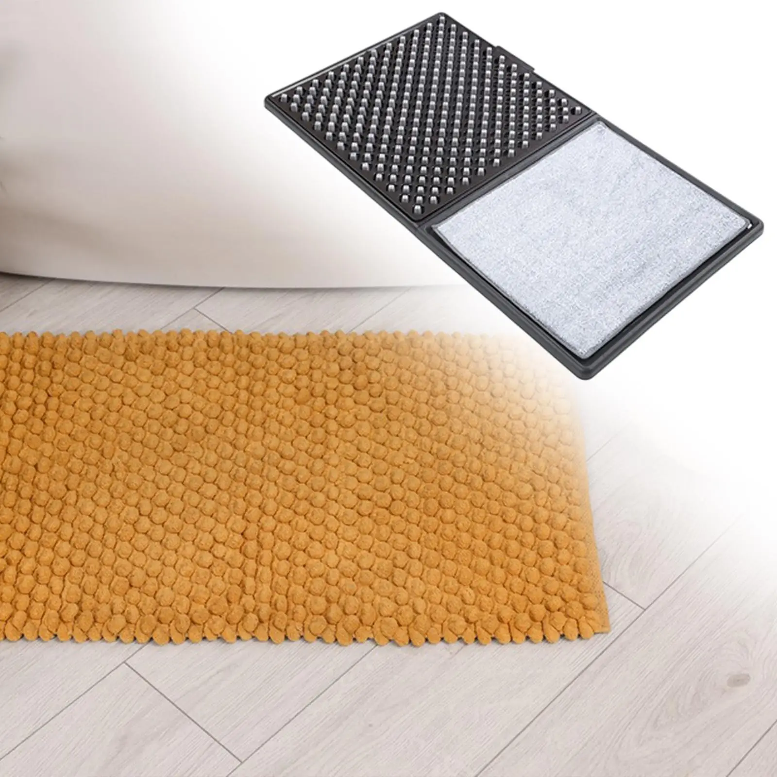Shoe Cleaning Mat for Entryway, Doormat for Indoor Use in Restaurants and Classrooms