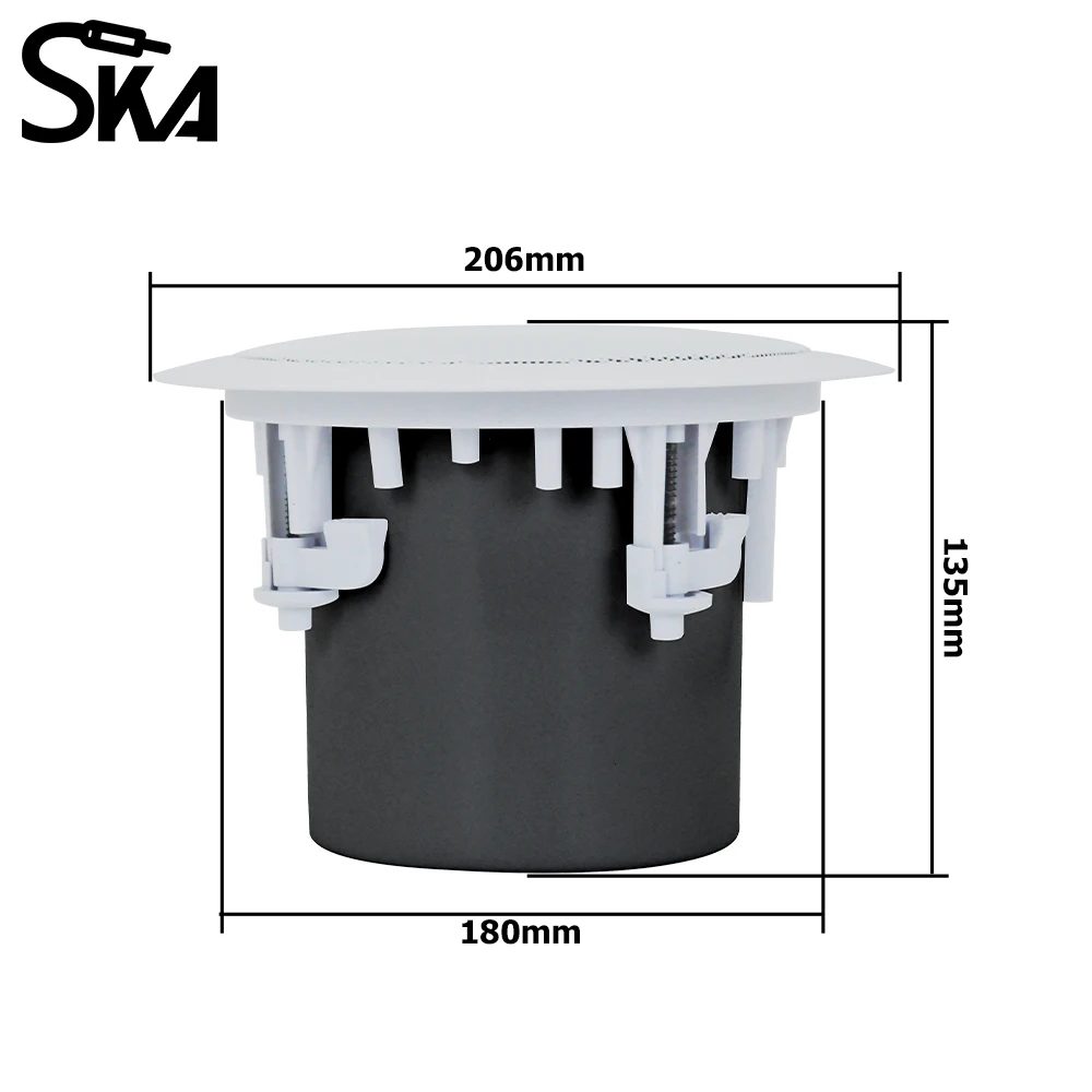 5 بوصة 20 واط الجمهور الغبار سقف محوري المتكلم راحة المنزل جولة نظام الصوت مكبرات صوت الموسيقى السلبية لغرفة النوم الداخلية #6