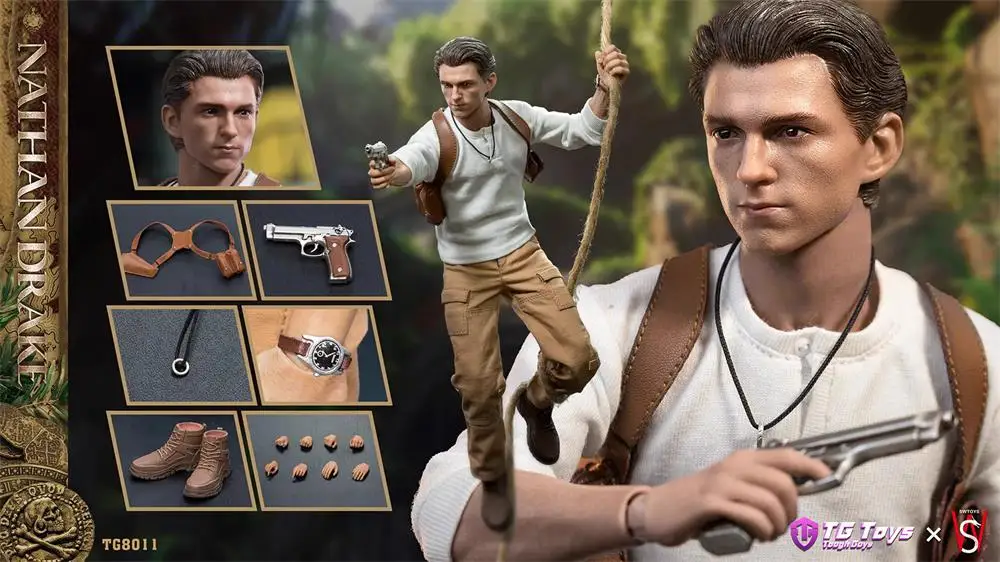 1/6 TGToys Tough Guys × SWTOYS TG8011 Handsome Guy Tom Holland Mysterious Sea Spider Full Set Moveable Action Figure For Collect