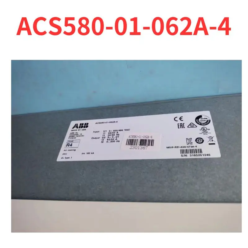 90% new  ACS580-01-062A-4  frequency converter  tested OK