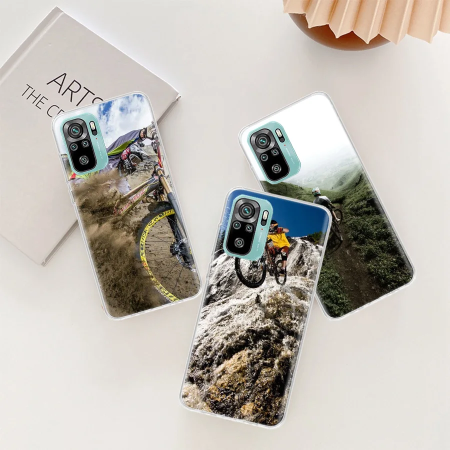 Adventure mountain cross-country cycling Phone Case For Xiaomi Poco X6 X5 X4 F4 GT X3 F6 Pro 5G M5 M5S M4 M3 F5 F3 F2 F1 Mi Not