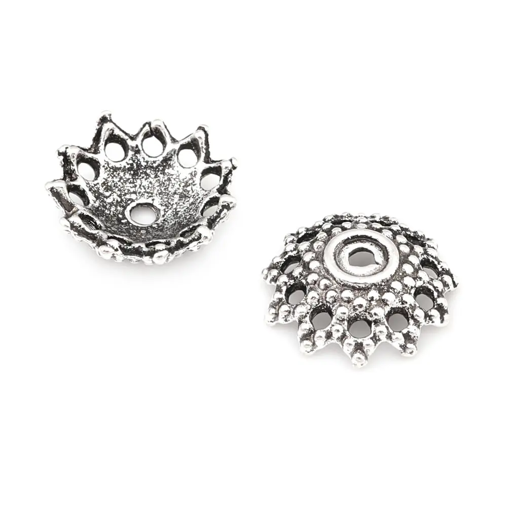 Antique Silver Antique Bronze Zinc Alloy Bead Caps Tassel Caps Diy Jewelry Making Earrings Accessories for Women