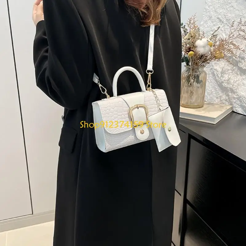 

G5AE Набор из 2 предметов с узором аллигатора и маленькая квадратная сумка через плечо для женщин