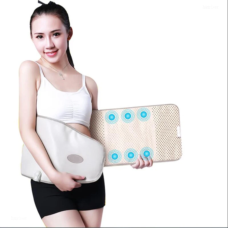 HANRIVER  slimming stomach slimming bag slimming belly fat remover far infrared heating vibrating magnet massage instrument