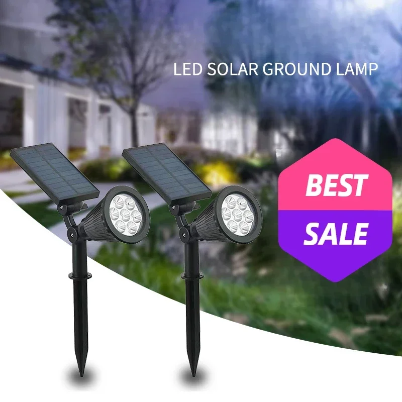 

Outdoor Garden Solar Spotlights Home Lawn Waterproof Floor Plug-in Lights Garden Decoration Landscape Atmospheric Tree Lights