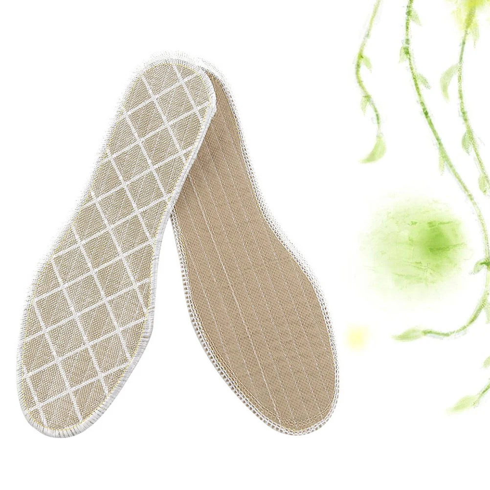 

3 Pairs Bamboo Charcoal Insoles Sweat Absorbing Shoe Cushions Odor Control Foot Care Shoe Pads For Sports Daily Use Breathable