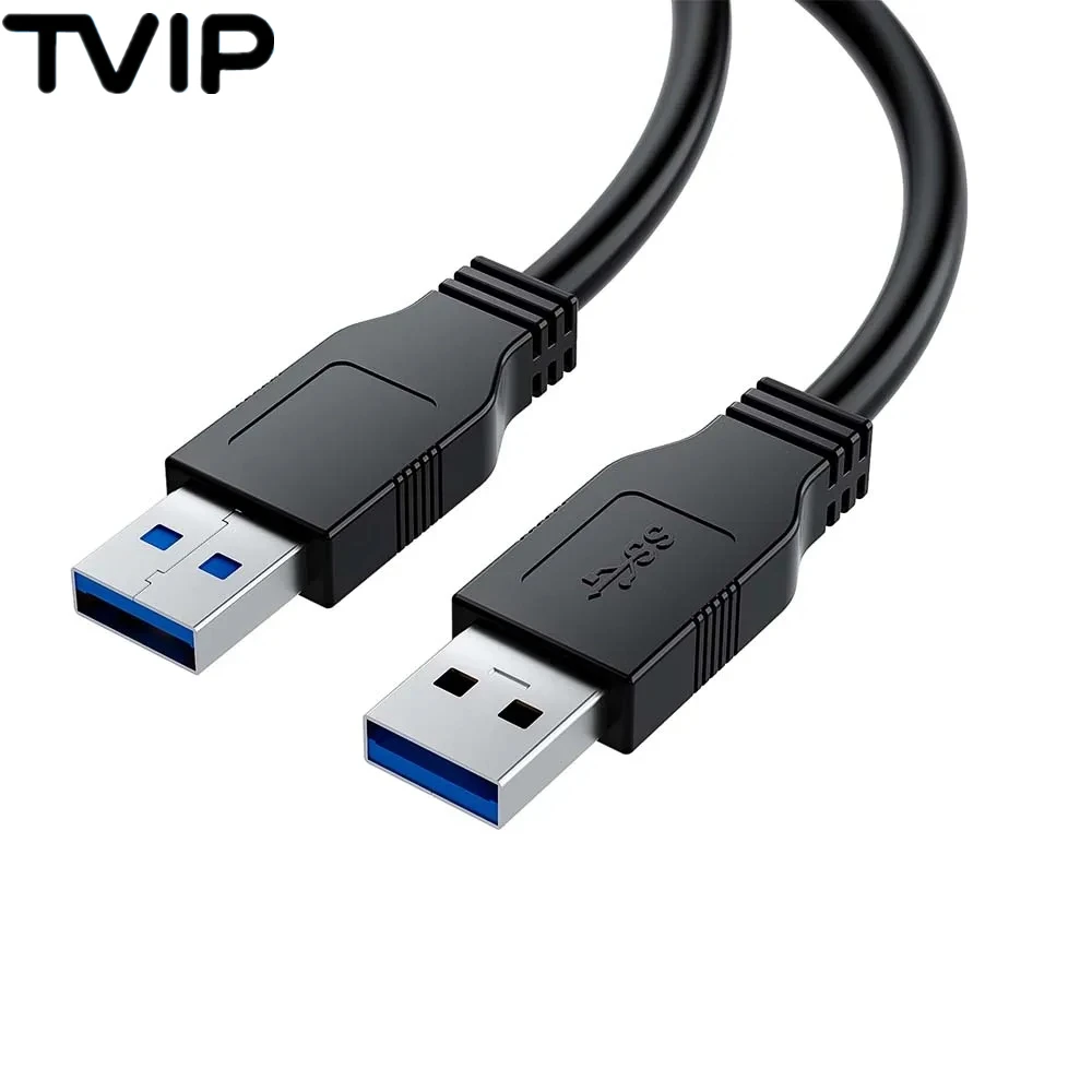 Dual USB2.0 Extension Cable For Radiator Hard Disk Camera USB A Male To USB Male USB Date Transmission Extender Cord