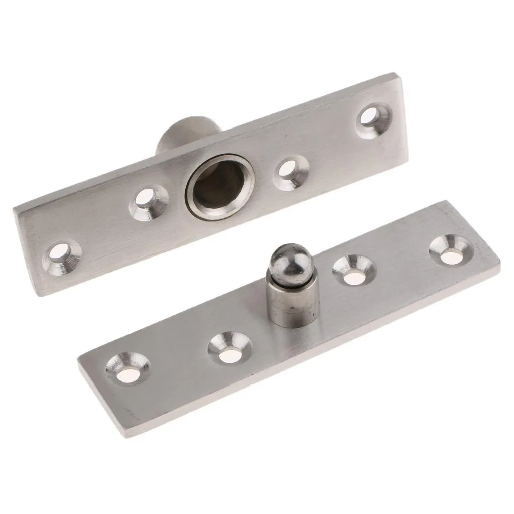 Stainless Steel Concealed 360 Degree Rotary Hinge Revolving Door Hinge 100x25x4mm