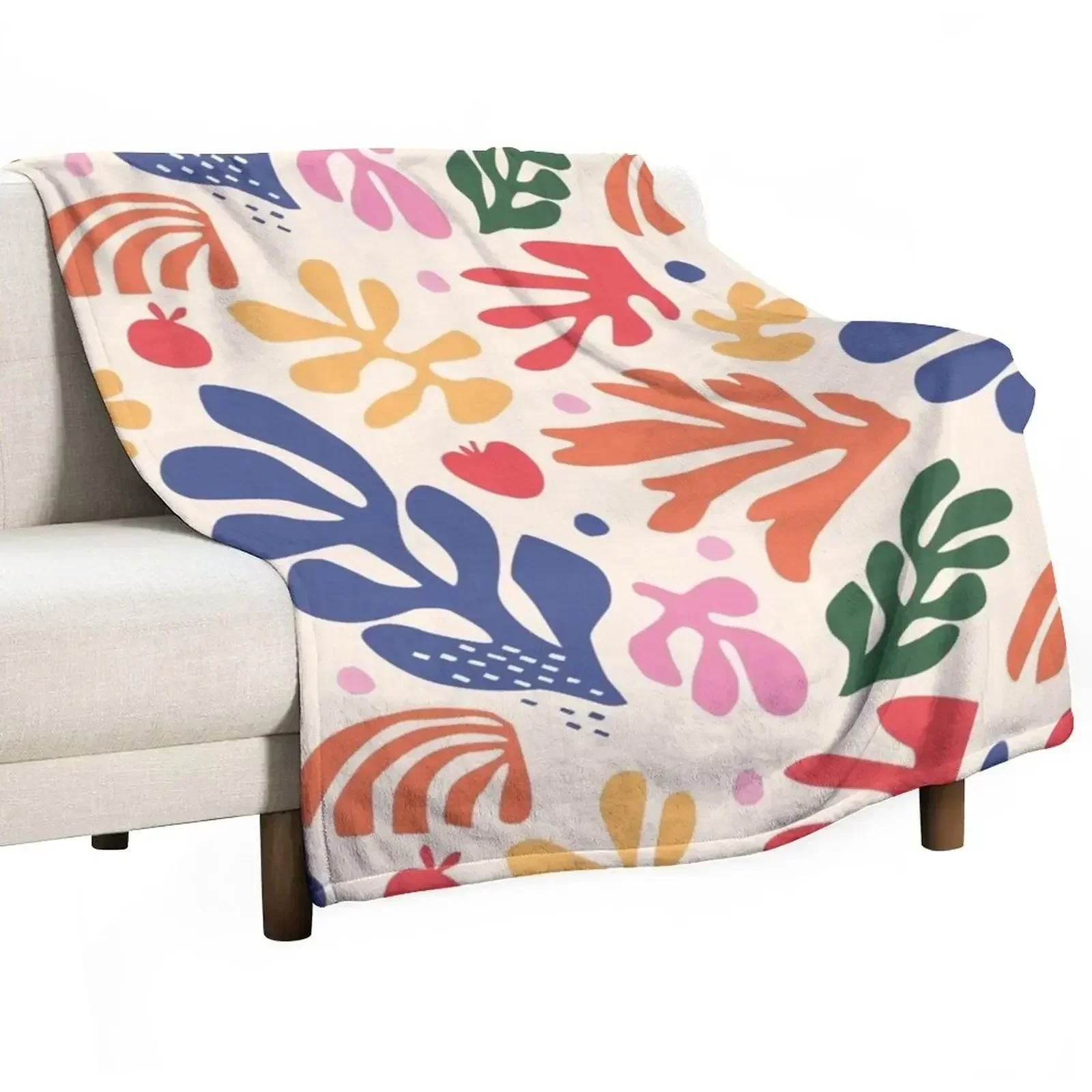

Matisse Flowers Art Throw Blanket Flannels Extra Large Throw Designers Hairys Blankets