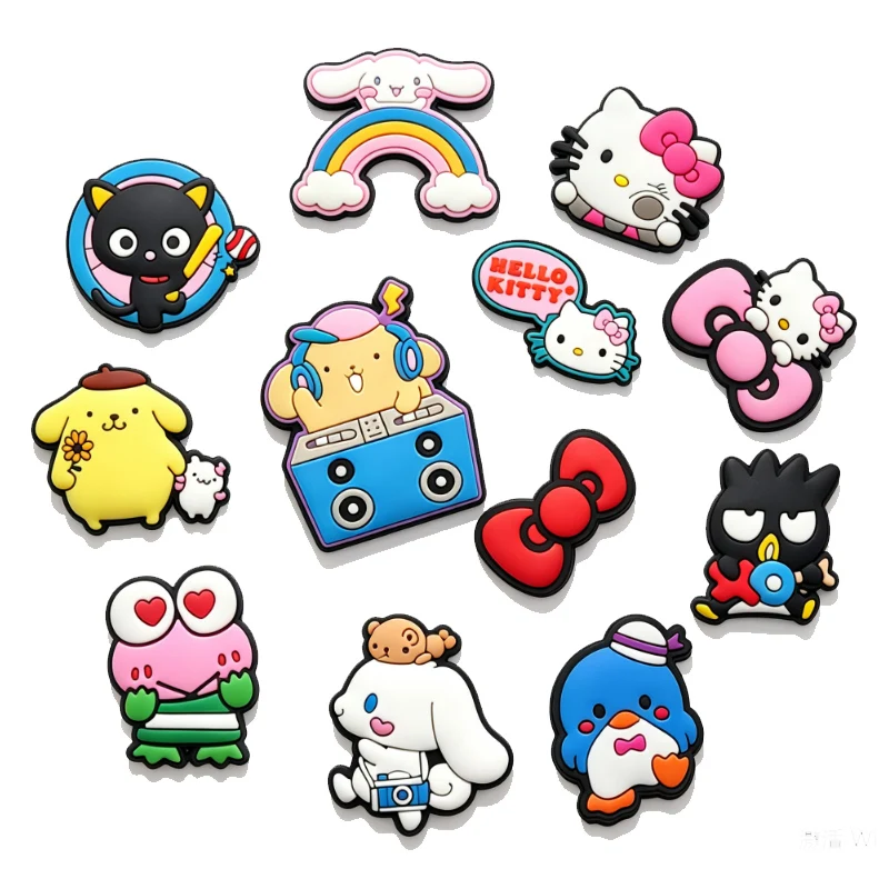 Mesuca cartoon Shoe Charms PVC Kawaii Cinnamoroll Shoe Decorations for Girls Waterproof Shoe Perfect for Gifts and Party Favors