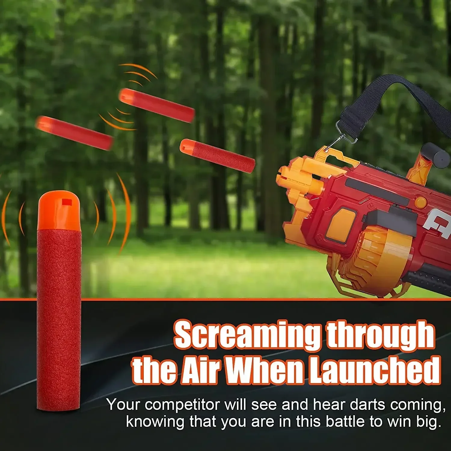 H72PCS Mega Dart Nachfüllpackung 9,5 cm, kompatibel mit Nerf Mega Guns Universal Mega Pack Nachfüllgeschosse für N-Strike Mega Series
