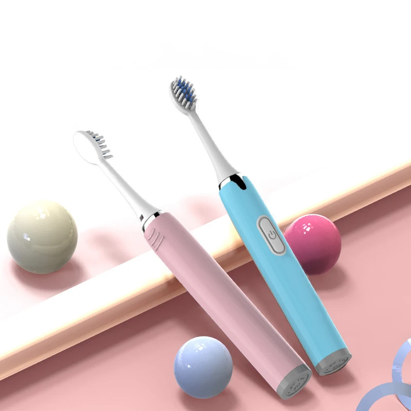 Electric Sonic Toothbrushes Adults Household Smart Whitening Couples Toothbrush Waterproof Replaceable AA Battery Version Tooth