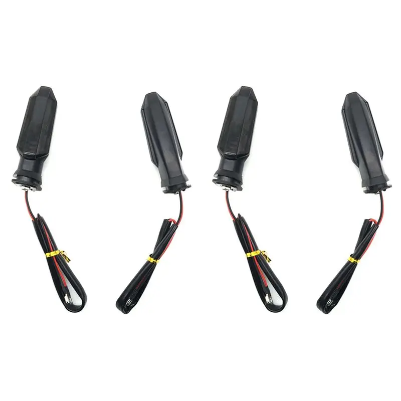 4X Motorcycle Turn Signals Light Flashing Blinker For Honda CB125R CB250R CB300R CB650R CBR650R ADV150 ADV350 Smoked-N29R