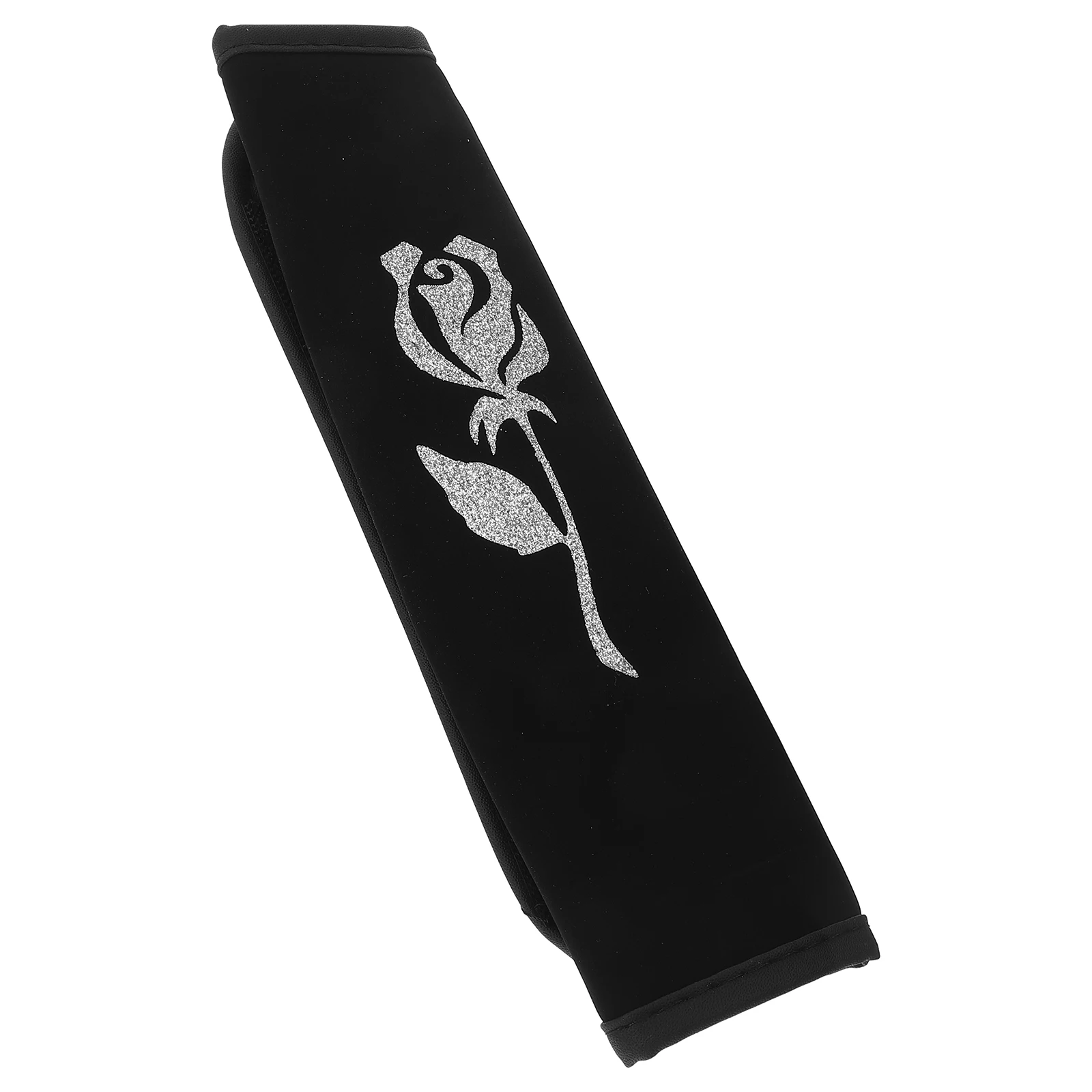 

Car Shoulder Pad Soft Comfortable Cover Rose Design All Season Use Easy Installation Cushion