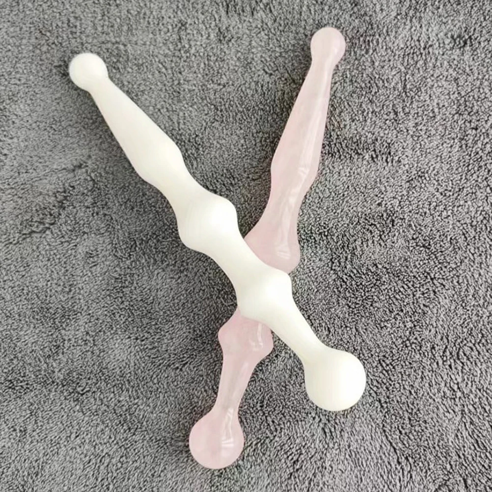 

3pcs Resin Acupressure Massage Sticks Hand Facial Body Point Massager Tools Compact Lightweight Portable Spa Home Use Gifts
