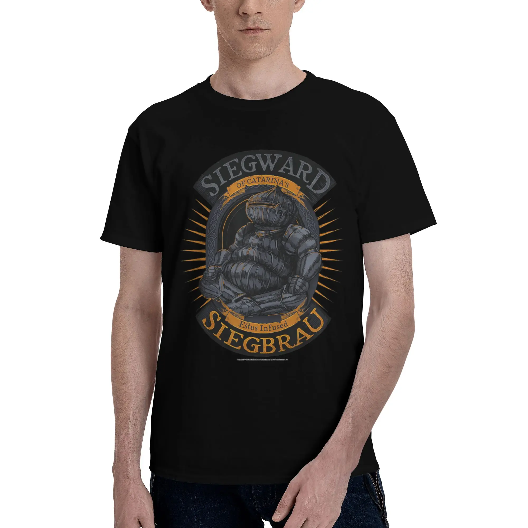 Dark Souls 22 Funny Graphic 100% Cotton T-Shirt Bandai Tees Tops For Men