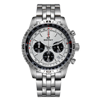 BERNY Navitimer Watches for Men Chronograph Aviation Pilot Quartz Watch Sapphire Super Luminous Luxury Multifunction Wristwatch