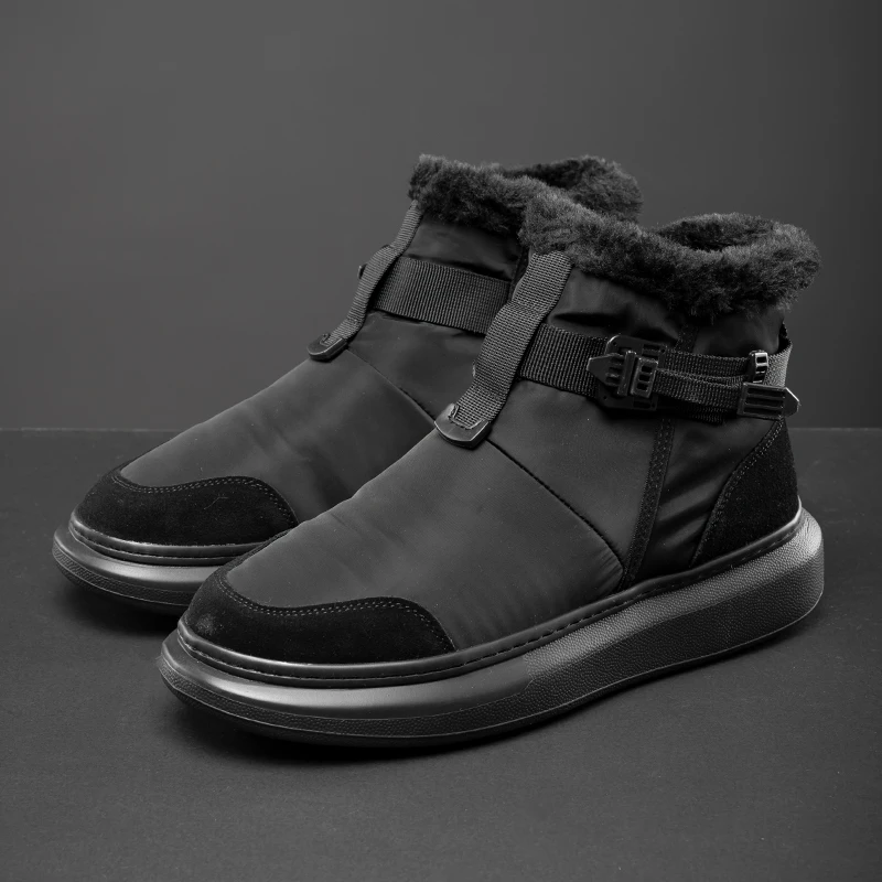 Winter snow boots with high top, thick and warm cotton boots 211048