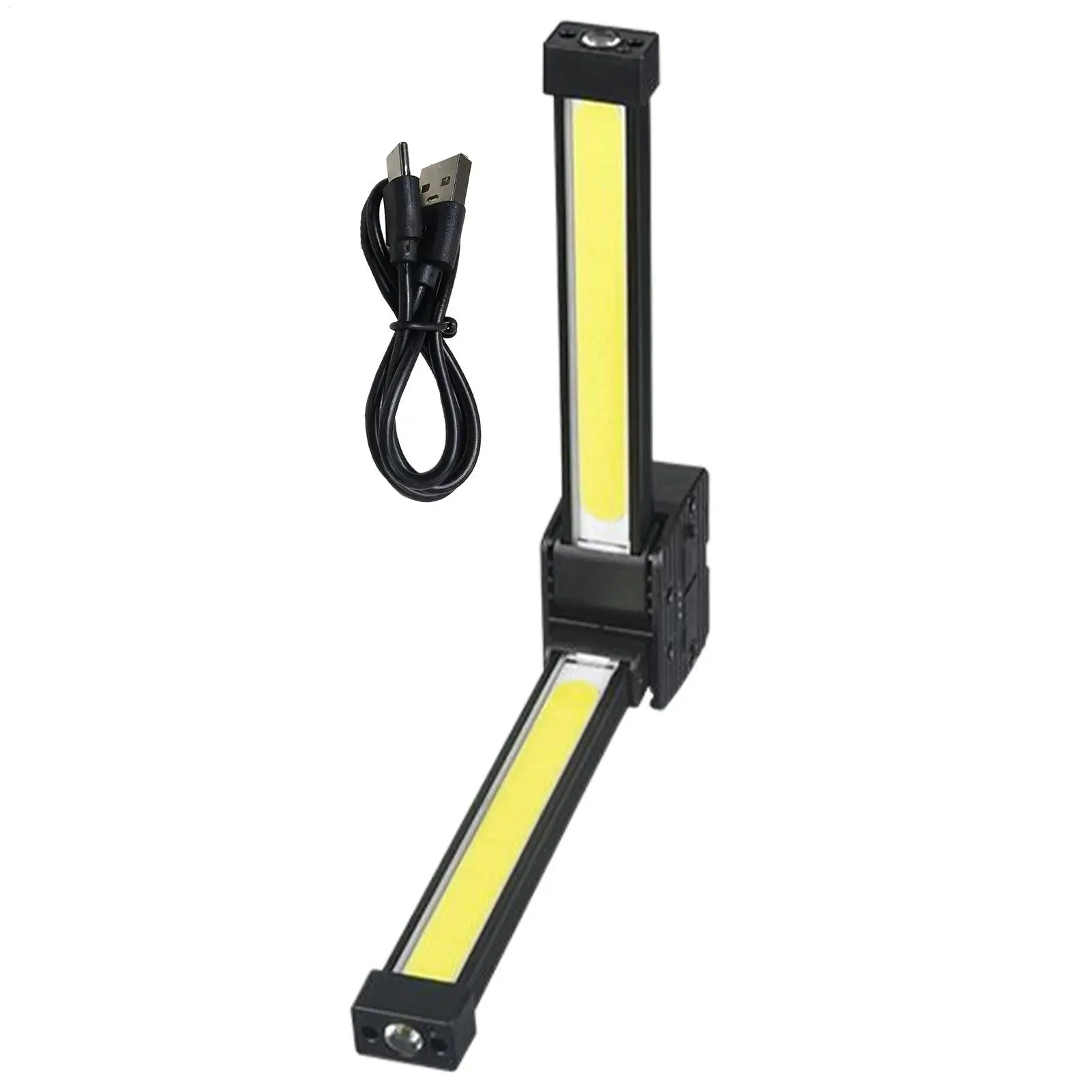 Magnetic Posing Light Waterproof Portable Gym Lamp For Posing With Hook 180 Degree Rotation Worklight Handheld 7-grades Dimming