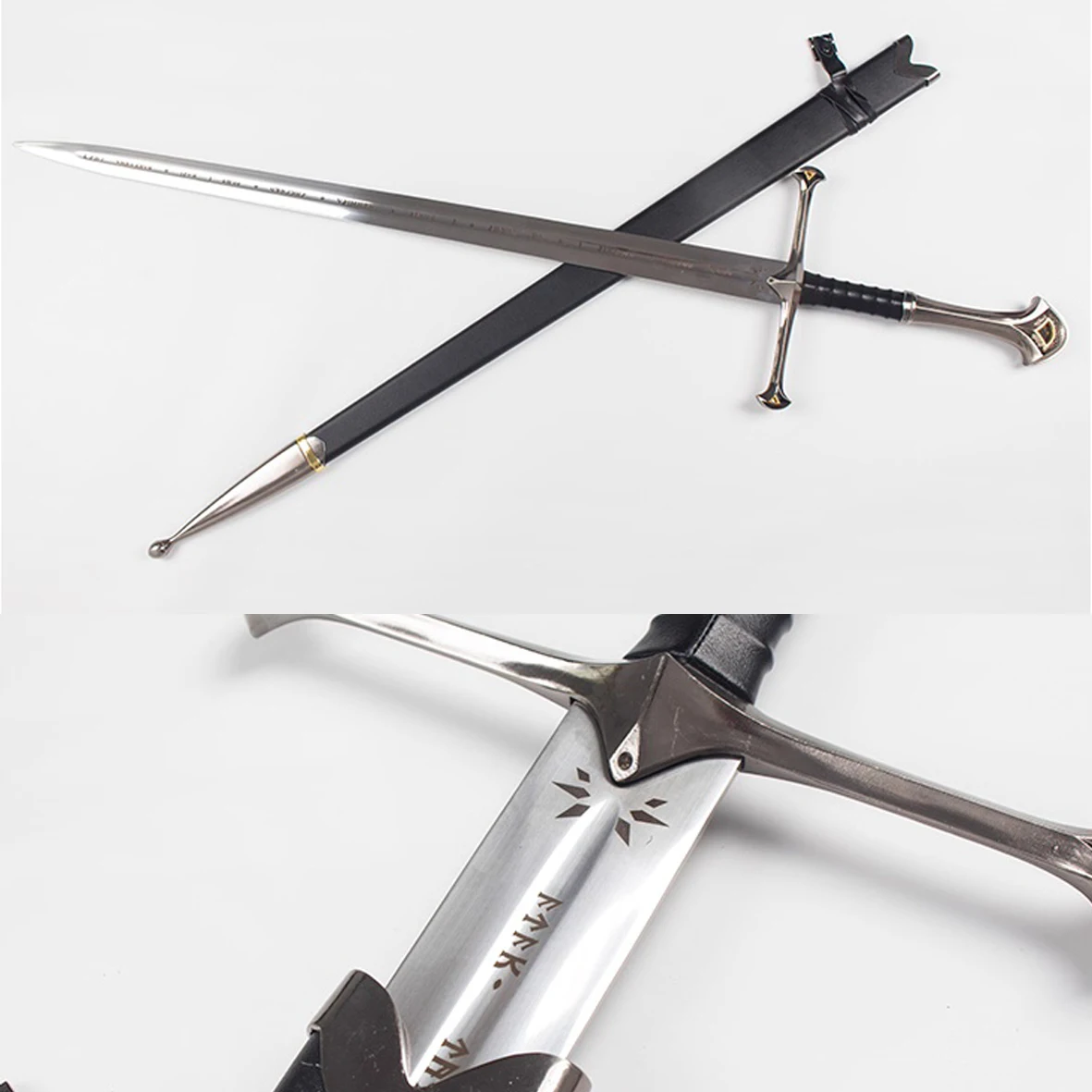

European sword film classic version, Fairy sword, stainless steel sword blade, cosplay model, real sword not sharp, cosplay role