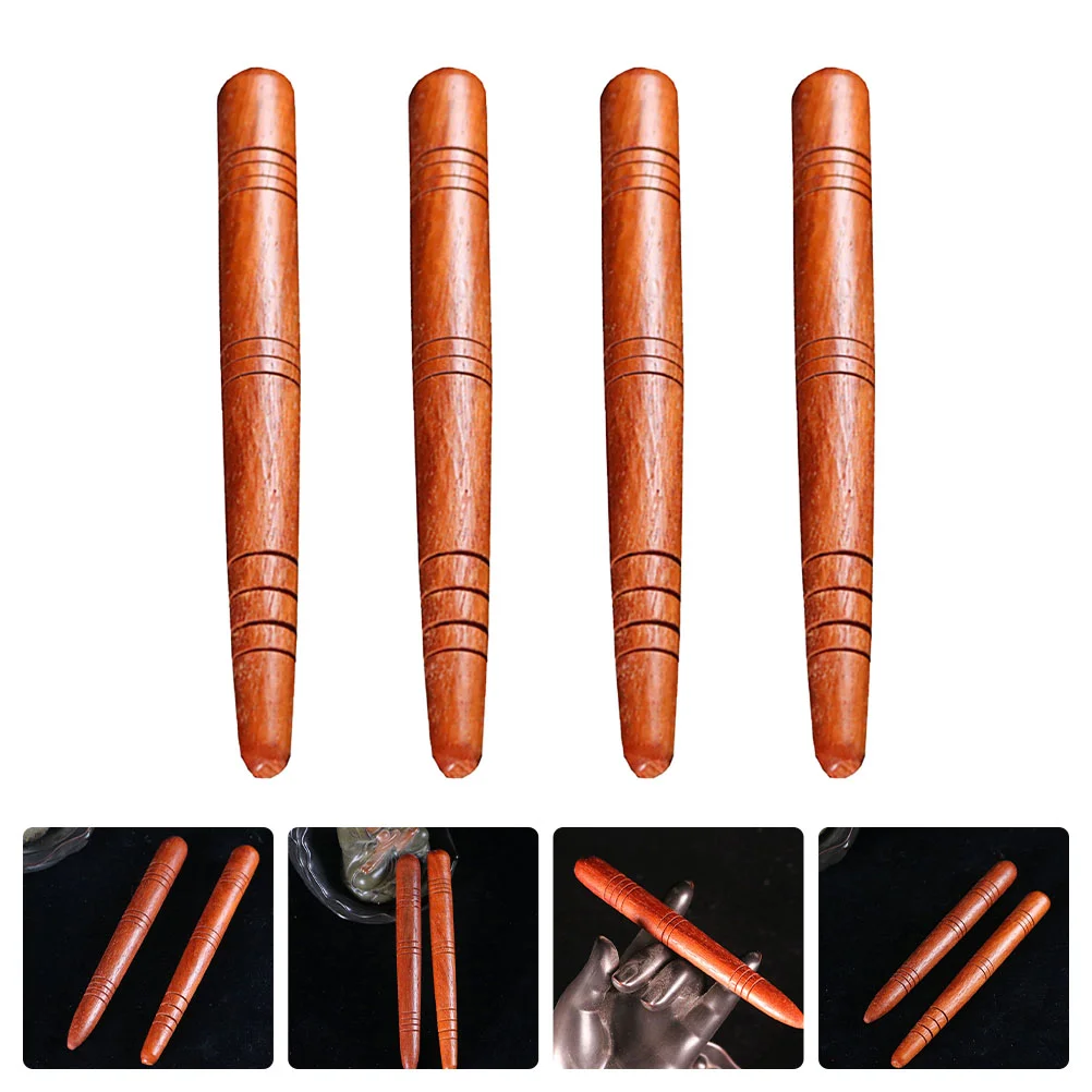 4 Pcs Acupuncture Stick Feet Spa Point Pressure Pens Handheld Muscle Release Skin Care Massager Conical