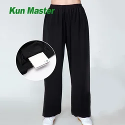 Summer Tai Chi Pants Wushu Clothing Kung Fu Trousers Martial Art Uniform Breathable New Style Elastic Waist