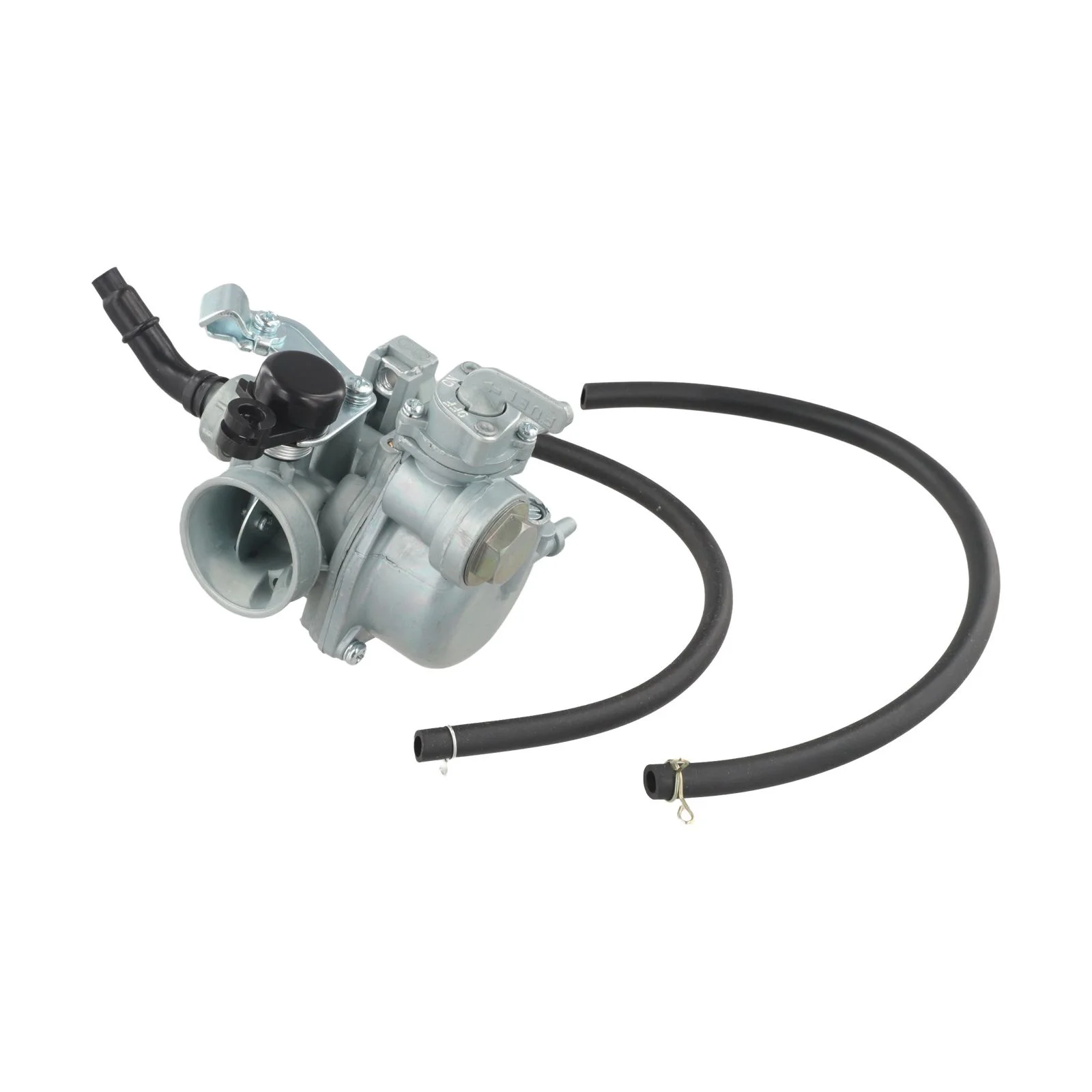 Carburetors 110cc 125cc Carburetor Metallic Color PZ19 Carburetor Reliable Metal Construction Resilience Against Wear