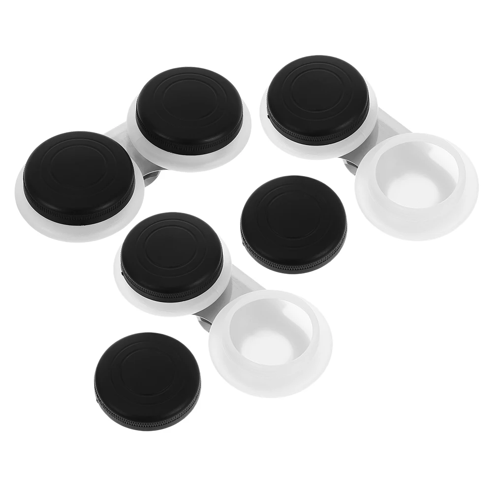 

Dual Port Oil Palette With Lid Brush Washer Pot Spill-Proof Plastic Color Mixing Container Reusable Paint Water Cup For Artists