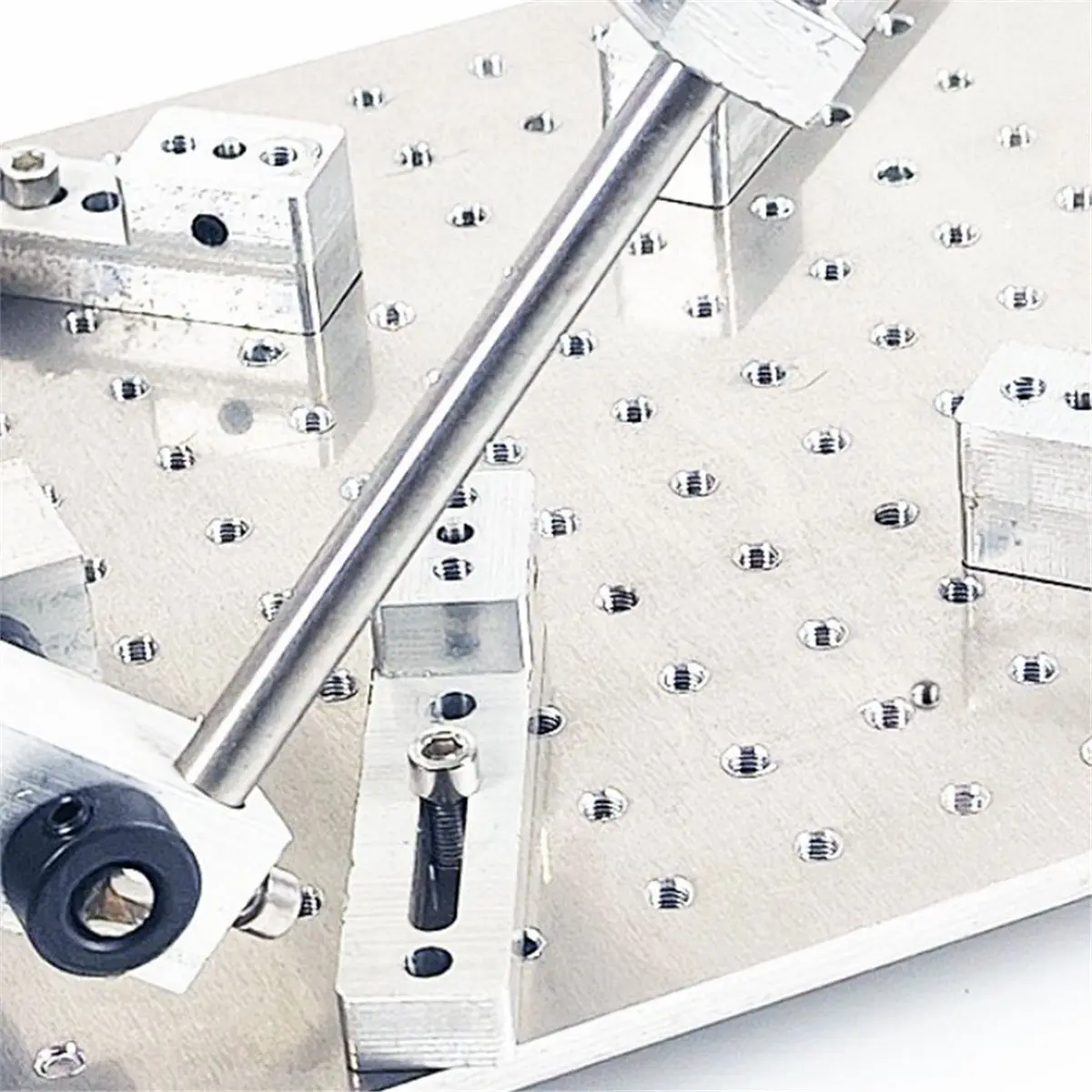 A1463P ~Manual Mini Machine for SMT Solder Paste Printing with PCB Steel Mesh