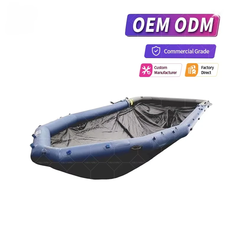 Portable Inflatable PVC Floating Boat Dry Dock Cover Fit For Marina Yacht Storage Maintenance Vessel Protection