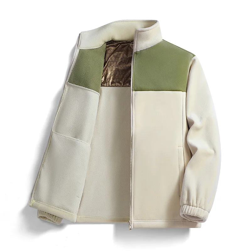 

Мужская и женская куртка из графенового флиса | Термоизолированный средний и повседневный пуловер | Свободный крой для улицы и города