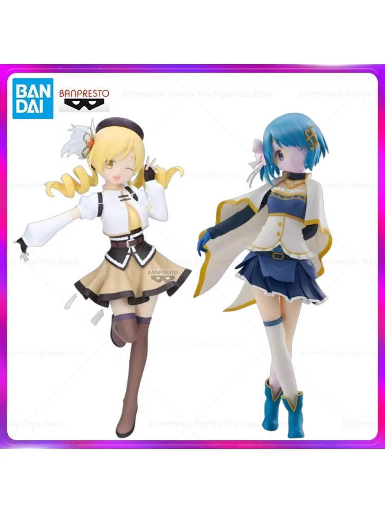Figurki Bandai Banpresto Walpurgisnacht: Rising Anime Puella Magi Madoka Magica Miki Sayaka Mami Tomoe - Oryginalne figurki akcji dostępne od ręki — 2