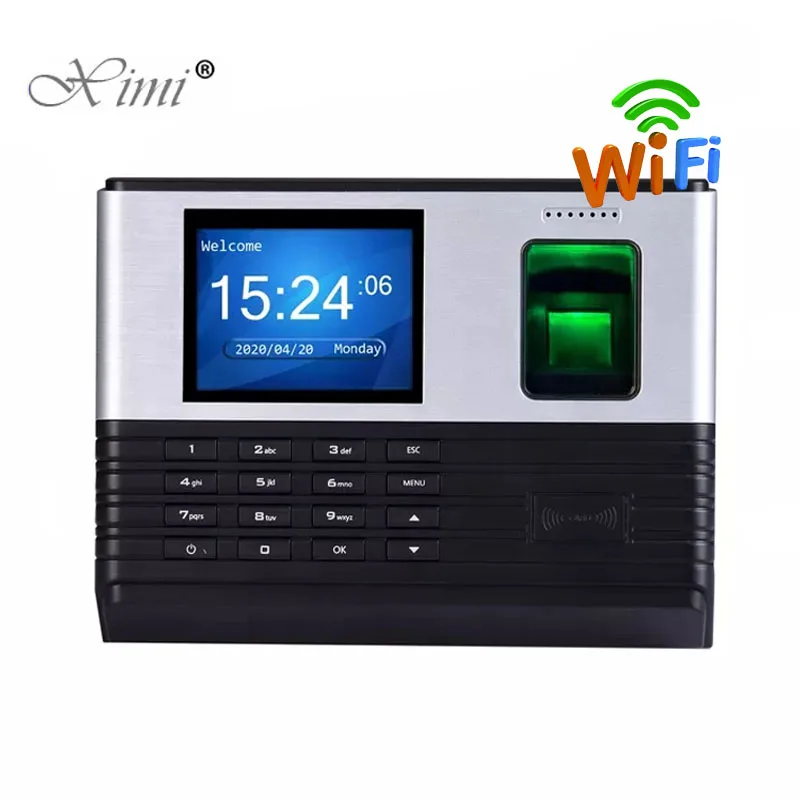 Realand P2P Cloud Service A-L355 Fingerprint Time Attendance TCP/IP Biometric Fingerprint Clock With 125KHZ RFID Card Reader