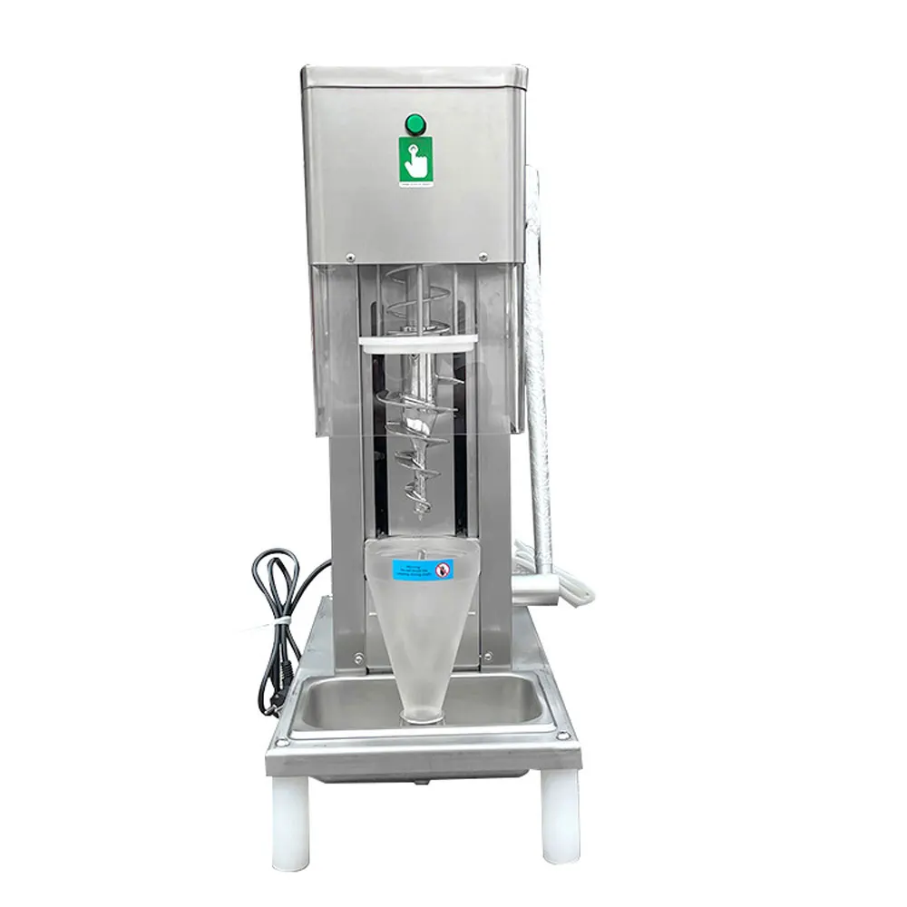 Stainless Steel Ice Cream Blender Yogurt Fruits Ice Cream Mixer Milkshake Machine Swirl Drill Ice Cream Machine Commercial