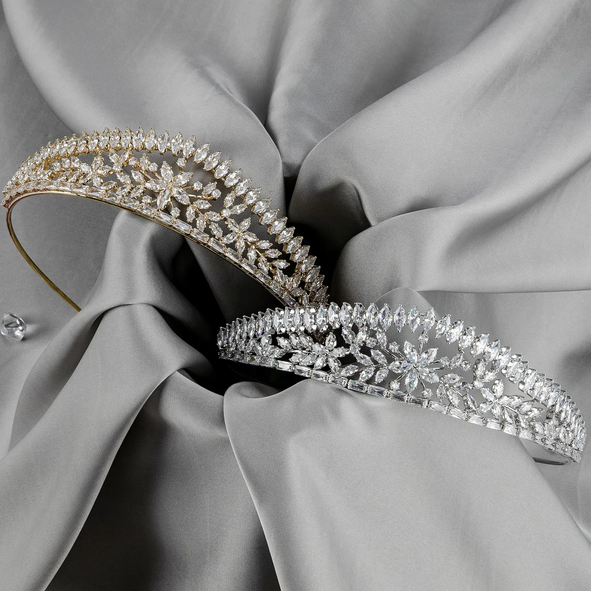 

Bridal Tiara Crown For Wedding Headdress Zirconia Small Princess Crowns For Women Quinceanera Diadema Girl Party Prom Headpiece