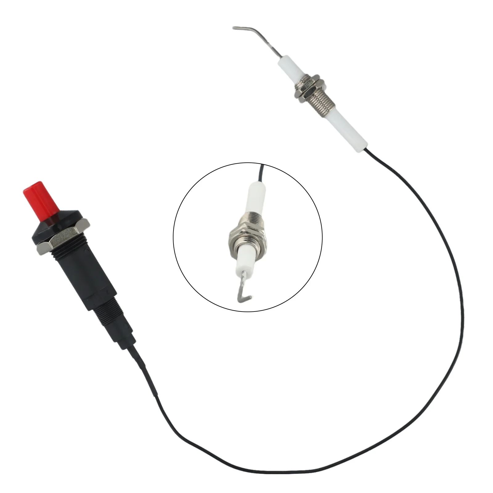 Piezo Spark Ignition Set Piezo Spark Ignition Reliable Push Button Igniter for Fireplace Gas Grill and Stove Lighting 30cm