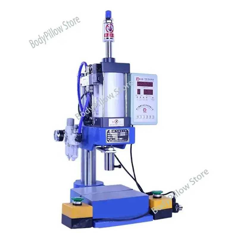 Pneumatic Punching Machine 500KG Column Manual Pneumatic Press Small Adjustable Force Pneumatic Punch 110V / 220V Type 100