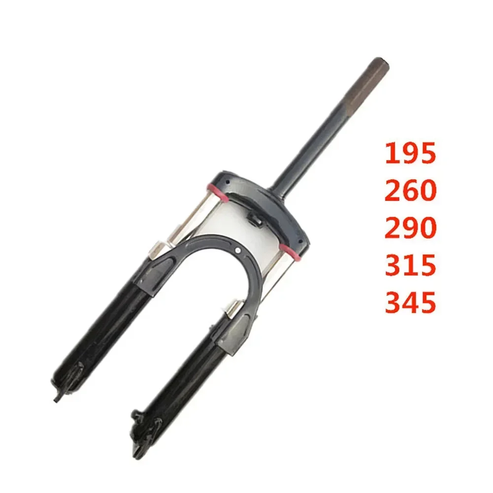 Achieve a more comfortable and controlled ride with this black shock absorber fork for 1416 size electric bicycles