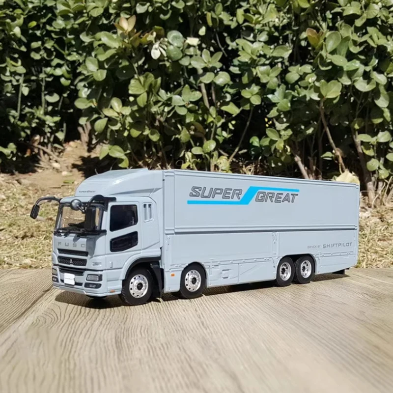 Diecast 1:43 Schaal SuperGreat FUSO Wing Span Container Truck Legering Model Auto Afgewerkt Simulatie Collectie Gift Speelgoed Display