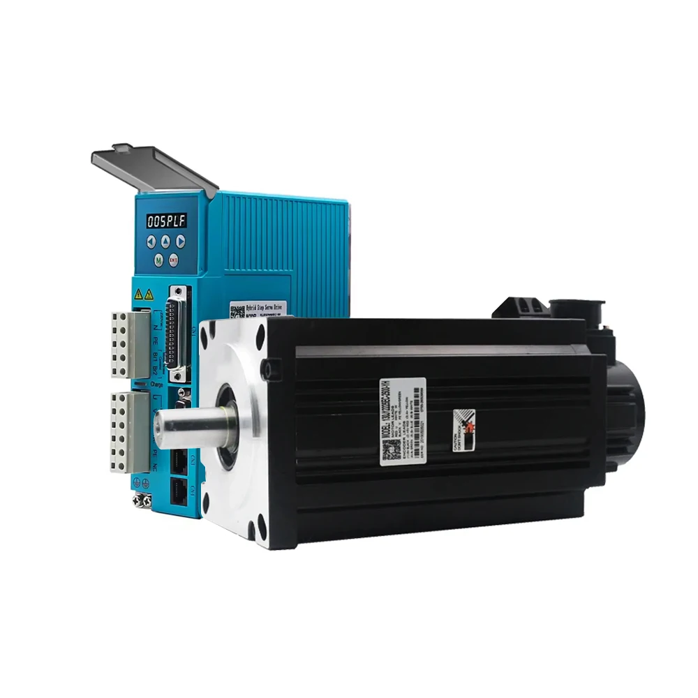 HLTNC JMK Flange 130J12225EC-2500 35NM 6.8A Motor 3HSS2208H 4A Driver Three-phase Closed-loop Stepper Motor for CNC