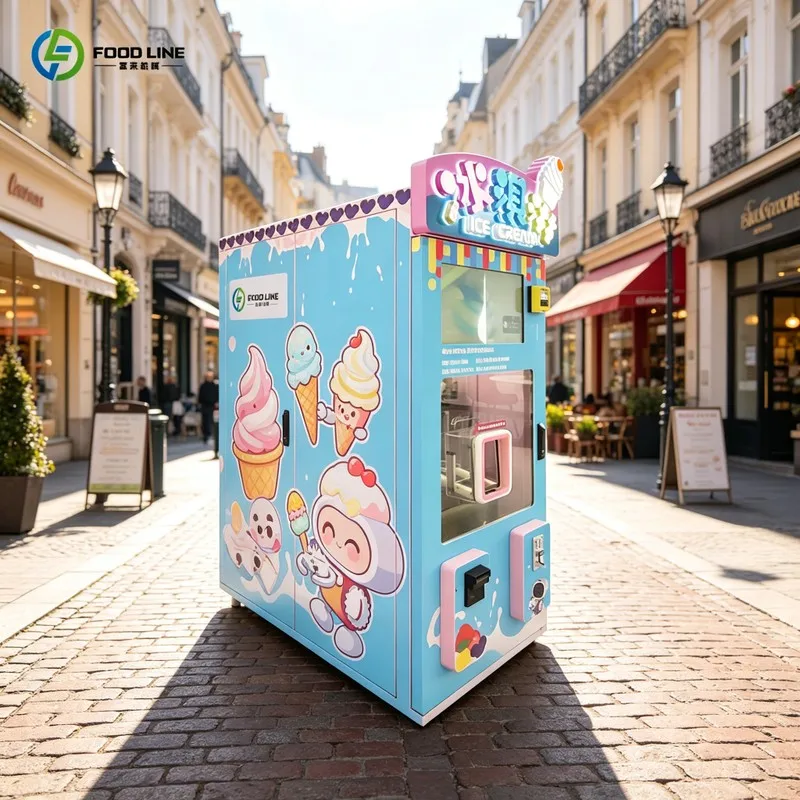 Ice Cream Vending Machine for Festivals FL Customized Hot Sale Fast Serve Soft Ice Cream Machine