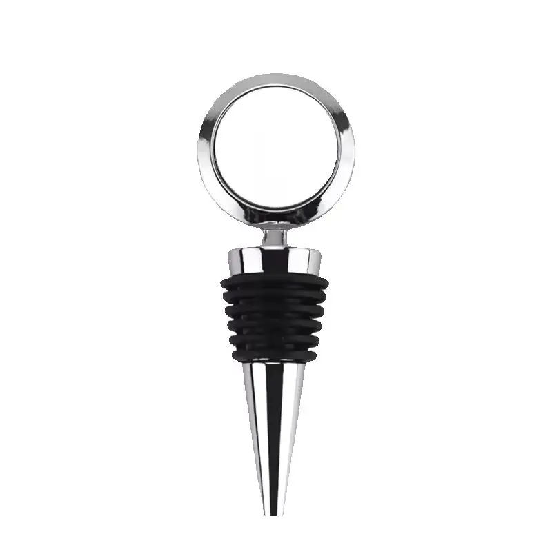 5PC Sublimation Blanks Wine Stoppers Round Shape Bottle Saver for DIY Custom Gift